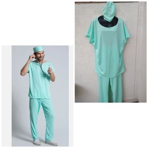 California Costumes Resident MD Doctor Casual Halloween Costume Party Green XL